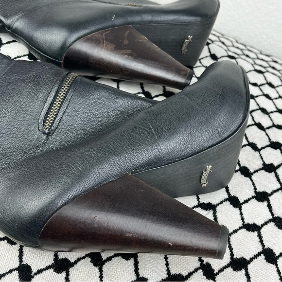 Vintage Fergie Women's 'Gadget' Knee-high Genuine Leather Boots, 8.5M - Picture 7 of 9